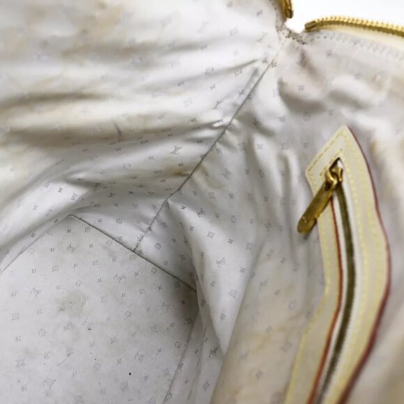 LOUIS VUITTON Suhali Lockit PM Hand Tote Bag White Gold France M91887 34SH945 - Picture 11 of 16